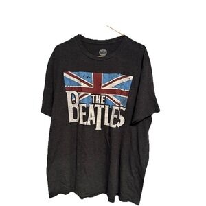 The Beatles British Flag Mens Tee Shirt Size 2X